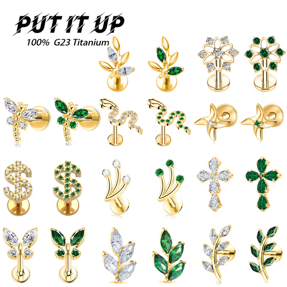 Body Jewelry Quality - F136 Titanium Alloy High-Quality White and