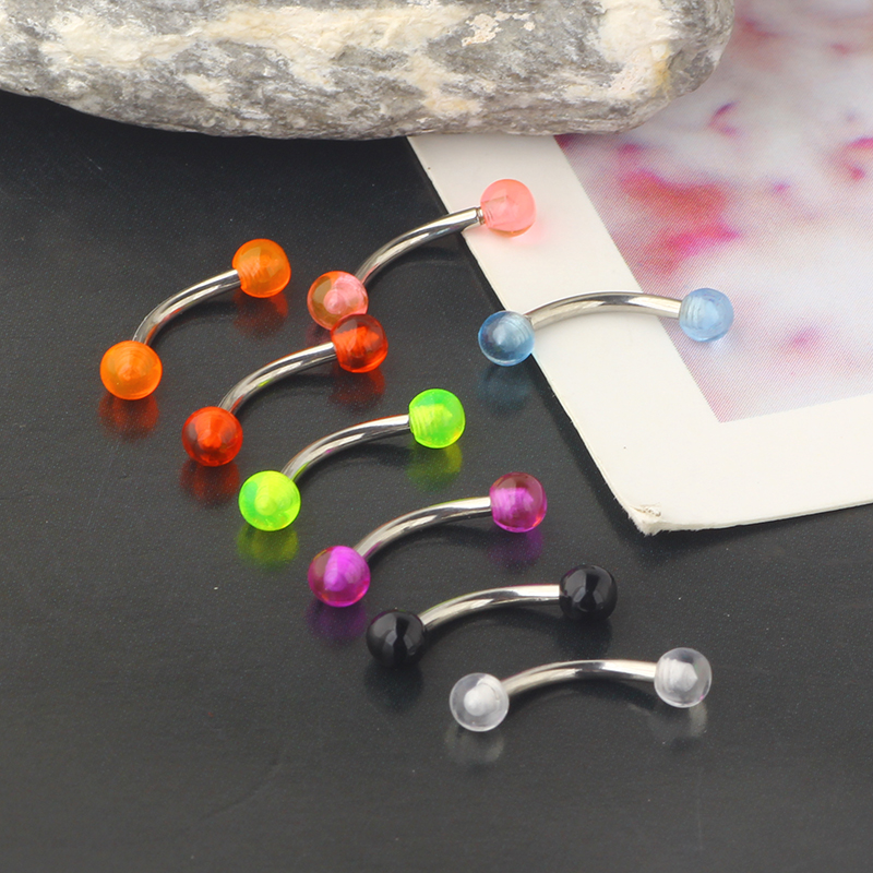 Eyebrow Rings 16g Curved Barbe - مراجعة Rook Curved Barbell وسعره