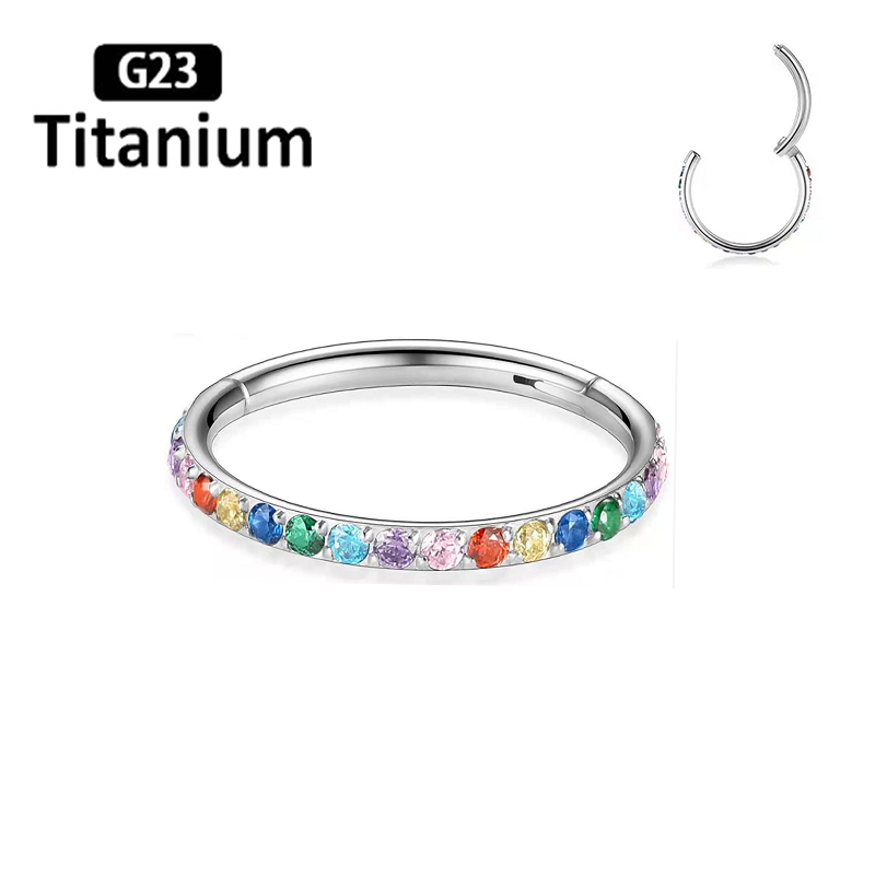 ASTM F136 Titanium Earrings Hi - مراجعة Body Jewelry Quality وسعره