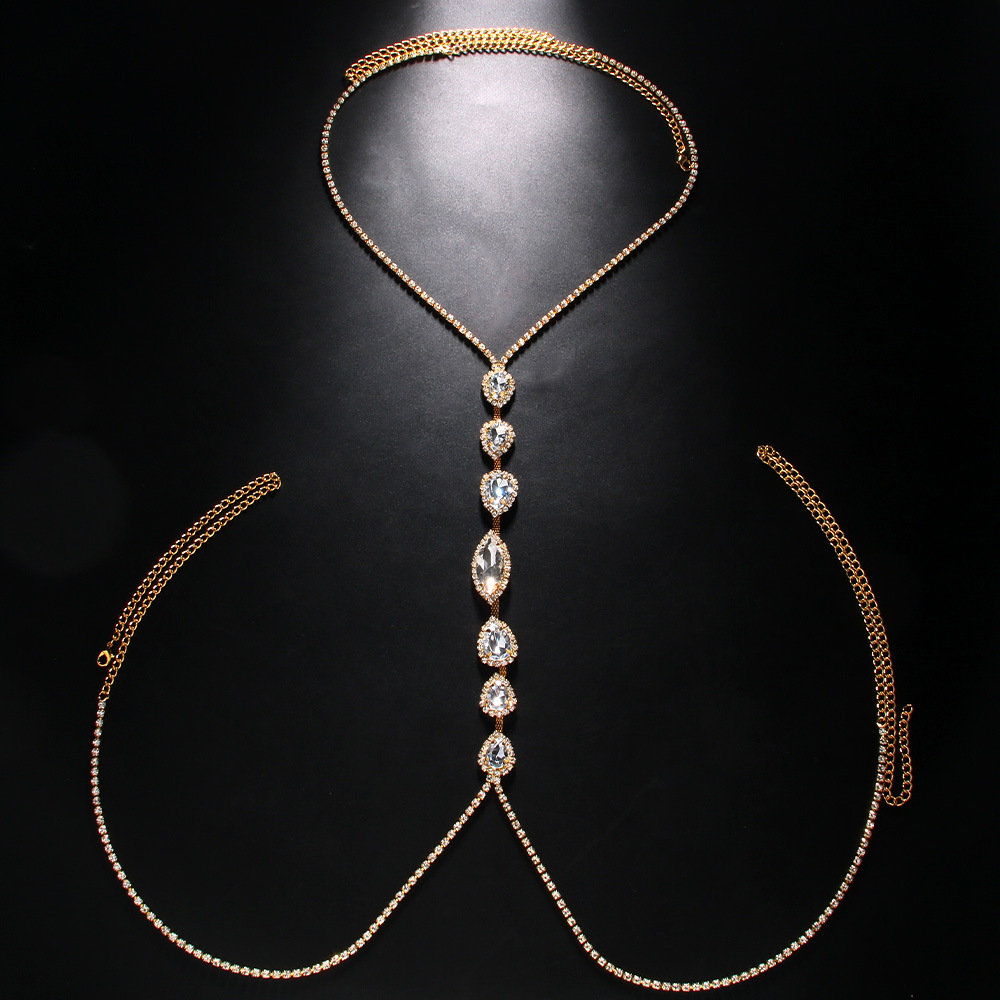 Fashion Sexy Water Drop Neckla - مراجعة Body Jewelry Luxury وسعره