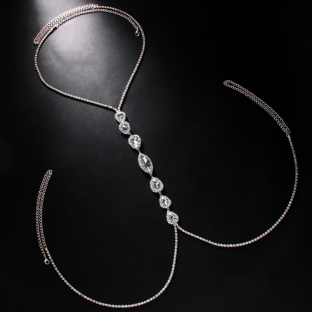 Fashion Sexy Water Drop Neckla - مراجعة Body Jewelry Luxury وسعره