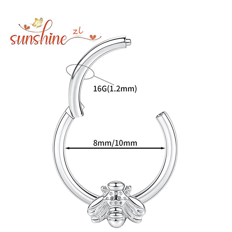 1PS Stainless steel High quali - مراجعة Body Jewelry Quality وسعره