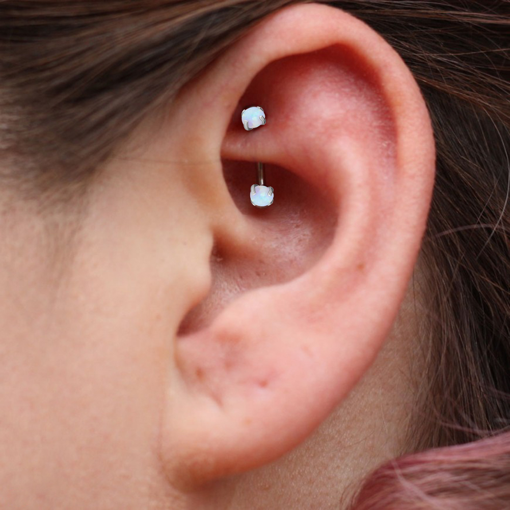 3Pcs Eyebrow Rings Curved Barb - مراجعة Rook Curved Barbell وسعره