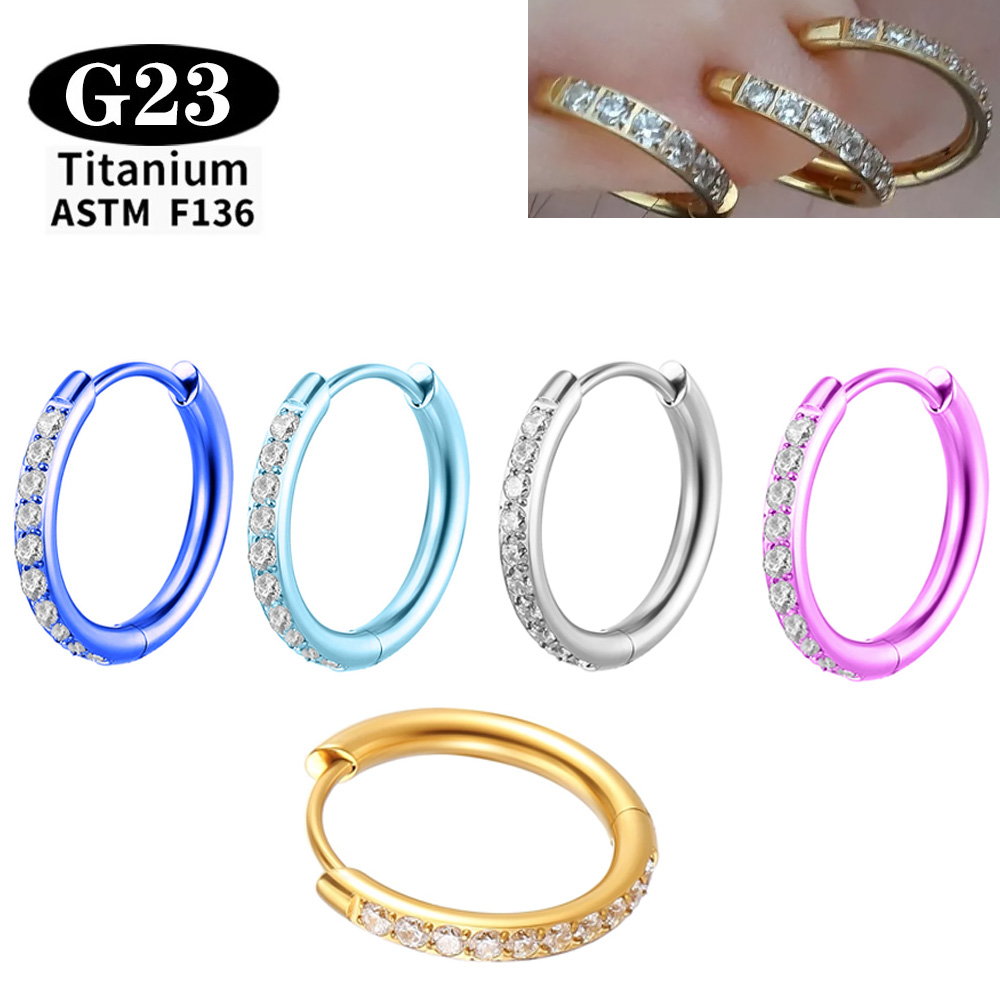 ASTM F136 G23 Titanium arring  - مراجعة Body Jewelry Quality وسعره