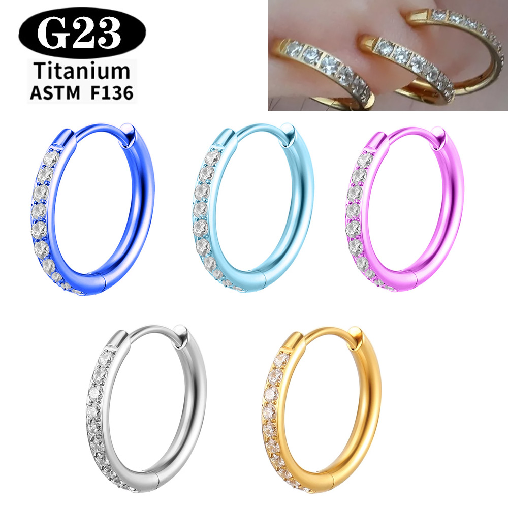 ASTM F136 G23 Titanium arring  - مراجعة Body Jewelry Quality وسعره
