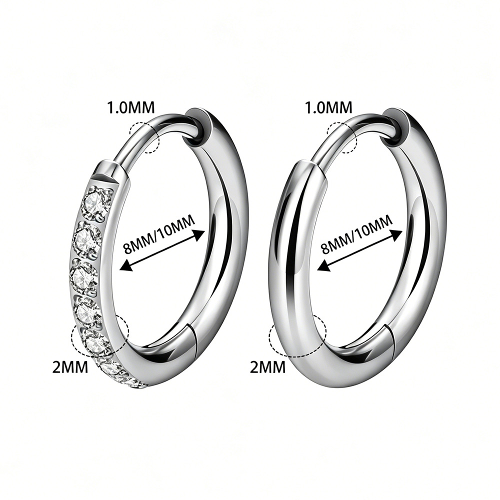 ASTM F136 G23 Titanium arring  - مراجعة Body Jewelry Quality وسعره