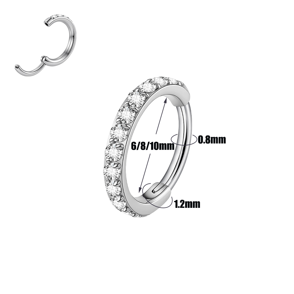 1PC 316L Stainless Steel High  - مراجعة Body Jewelry Quality وسعره
