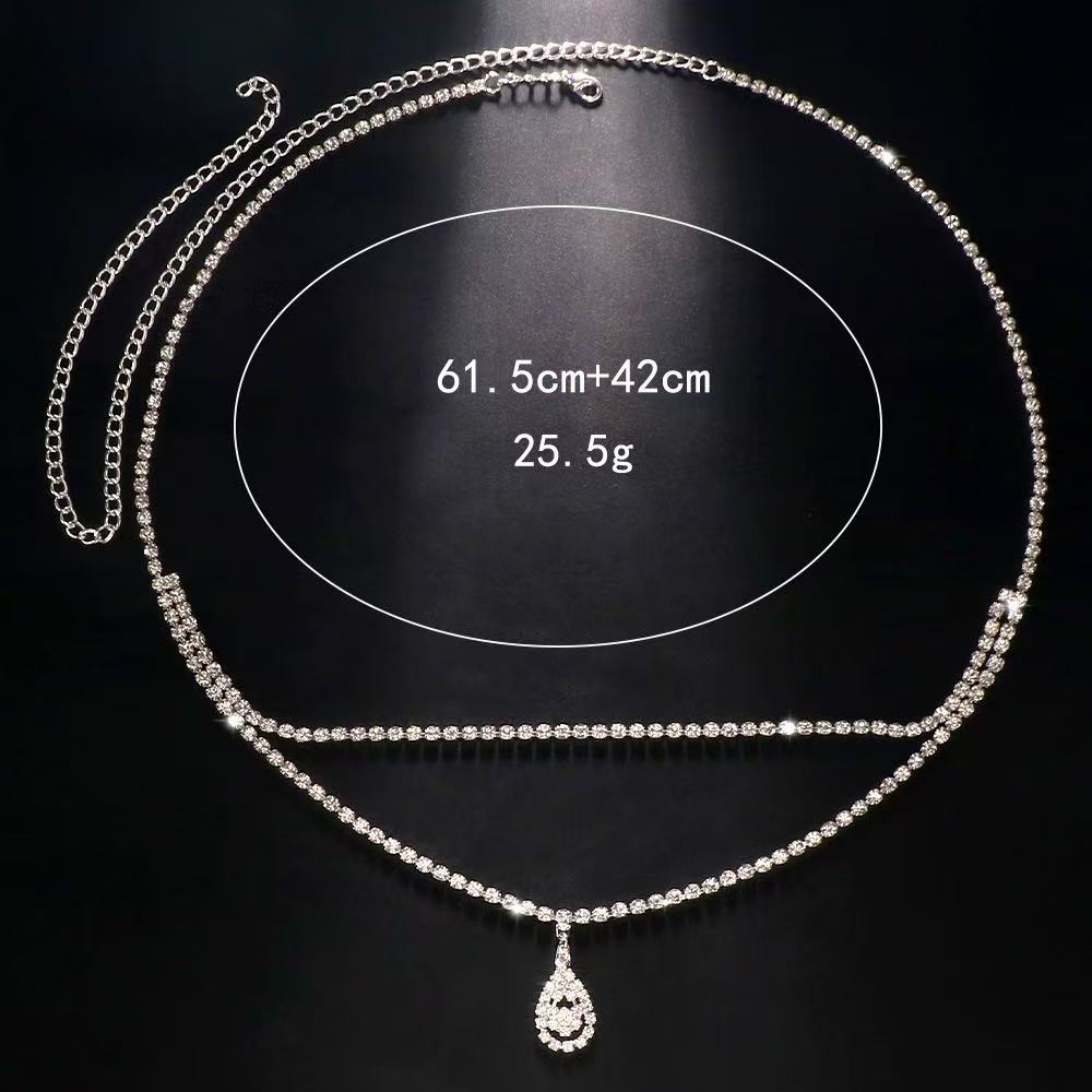 Luxury Rhinestone Double Chain - مراجعة Body Jewelry Luxury وسعره