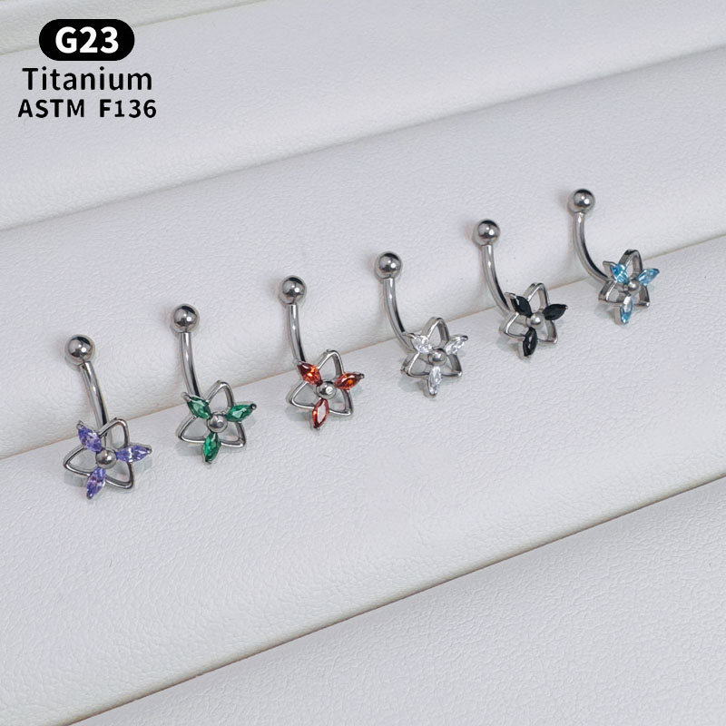 NORYAN ASTM F136 Titanium Trin - مراجعة Rook Curved Barbell وسعره