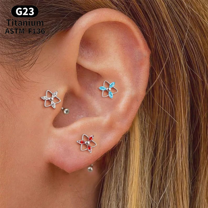 NORYAN ASTM F136 Titanium Trin - مراجعة Rook Curved Barbell وسعره