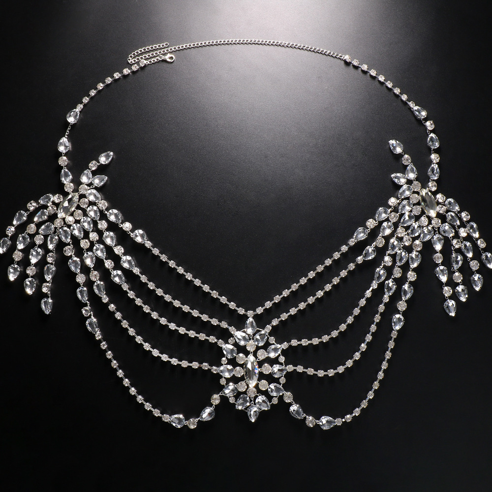 Boho Crystal Bridal Shoulder C - مراجعة Body Jewelry Luxury وسعره