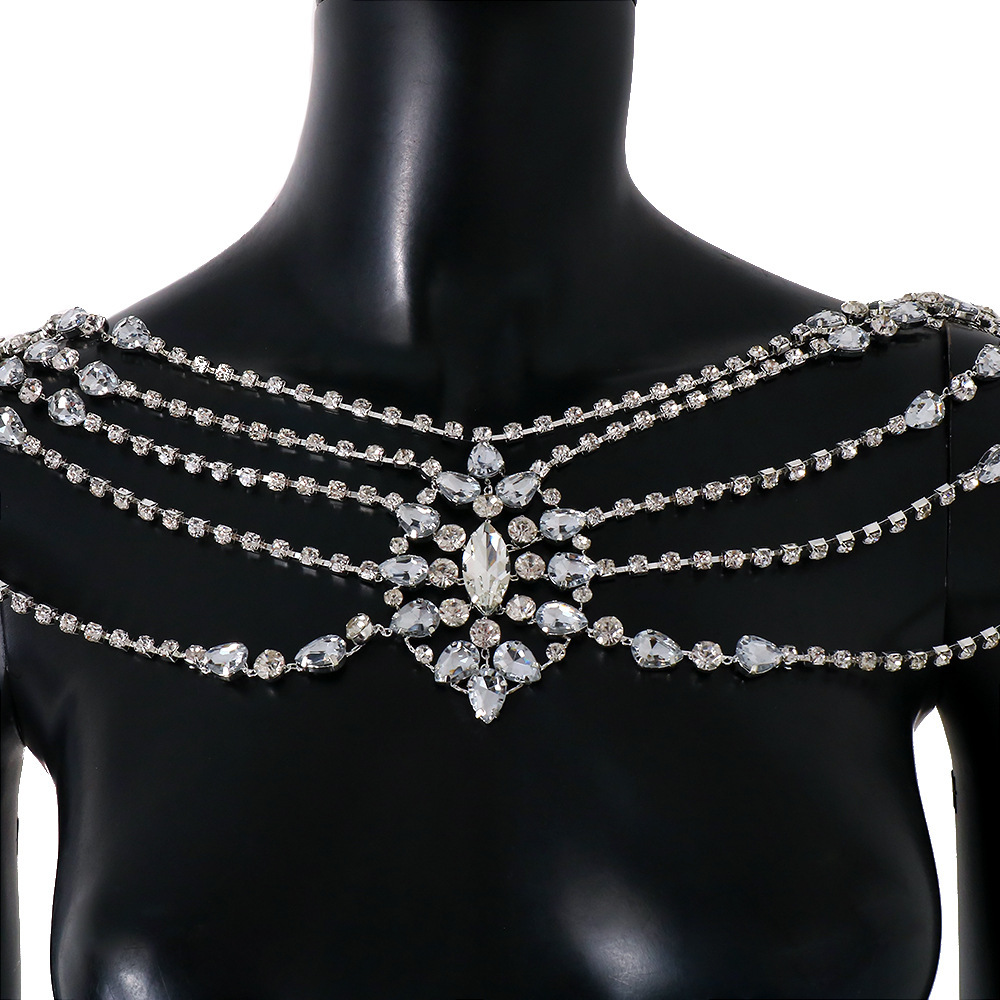 Boho Crystal Bridal Shoulder C - مراجعة Body Jewelry Luxury وسعره