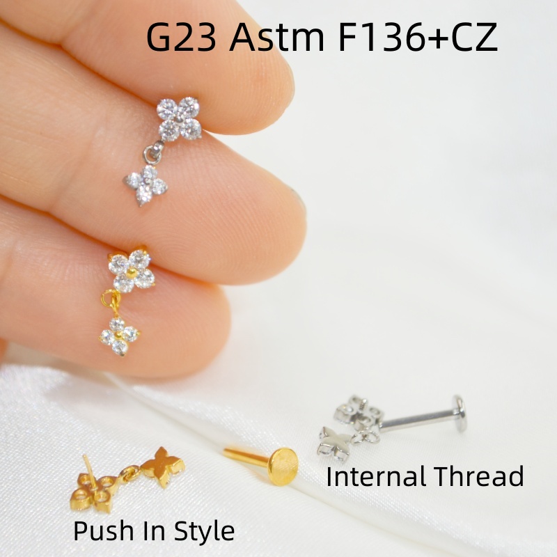 10pcs Body Jewelry G23 Titaniu - مراجعة Rook Curved Barbell وسعره