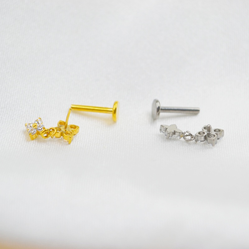 10pcs Body Jewelry G23 Titaniu - مراجعة Rook Curved Barbell وسعره