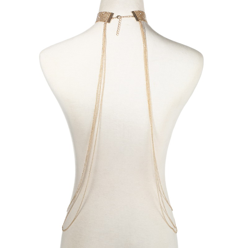 Gold Color Body Chain Women  R - مراجعة Body Jewelry Luxury وسعره