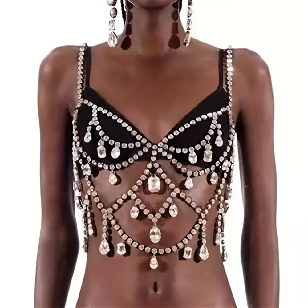 Fashion Shining Crystal Top Sh - مراجعة Body Jewelry Luxury وسعره