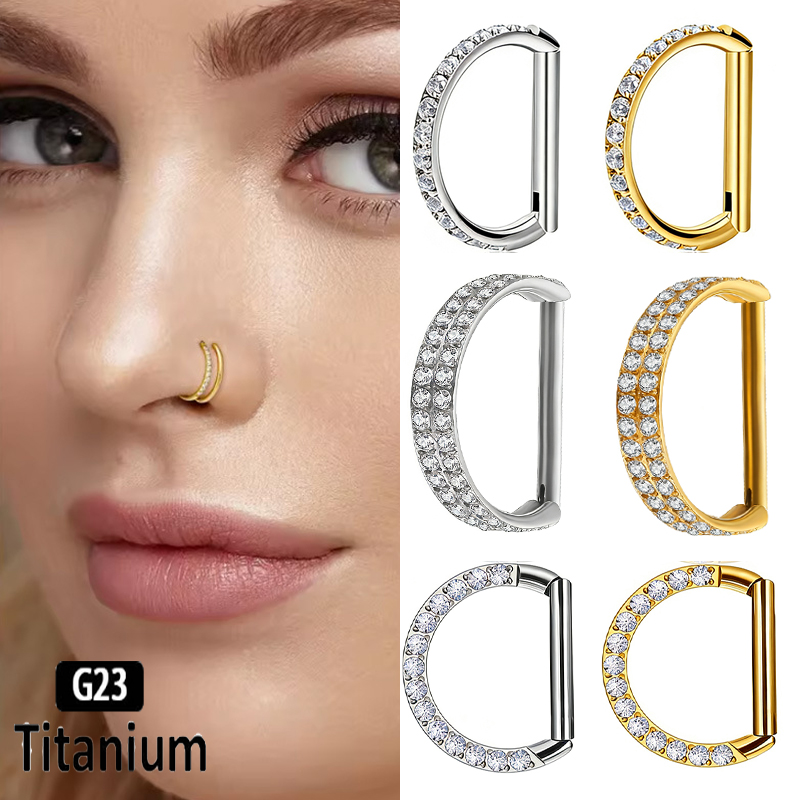 G23 Titanium Hinged Segment No - مراجعة Rook Curved Barbell وسعره