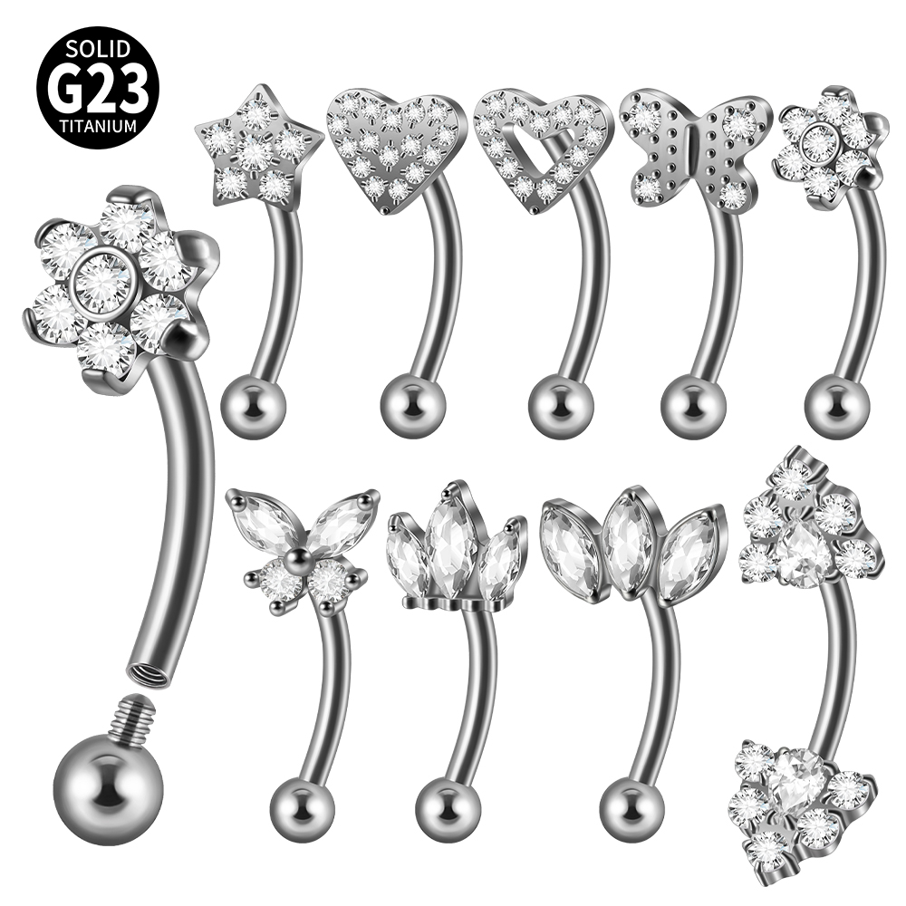 Dreamlee 1Pc G23 Titanium Rook - مراجعة Rook Curved Barbell وسعره