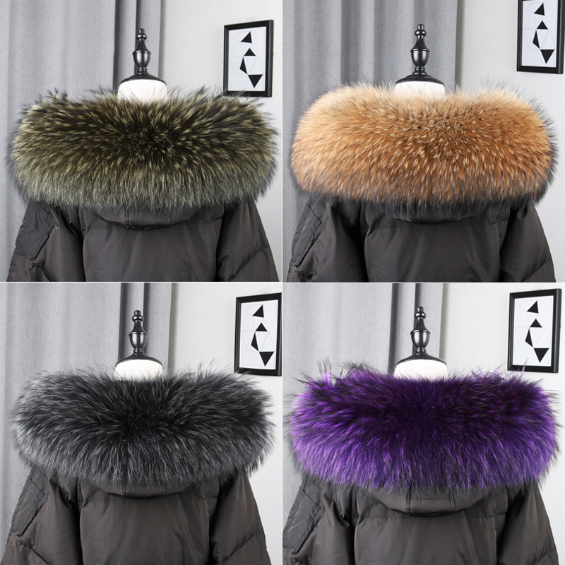 100% Real Fur Collar Coat Wint - مراجعة Body Jewelry Luxury وسعره