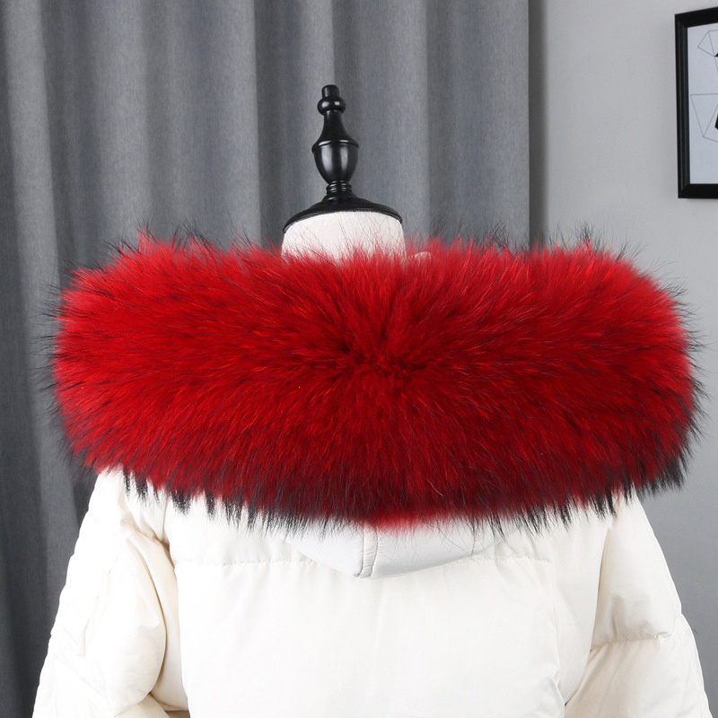 100% Real Fur Collar Coat Wint - مراجعة Body Jewelry Luxury وسعره