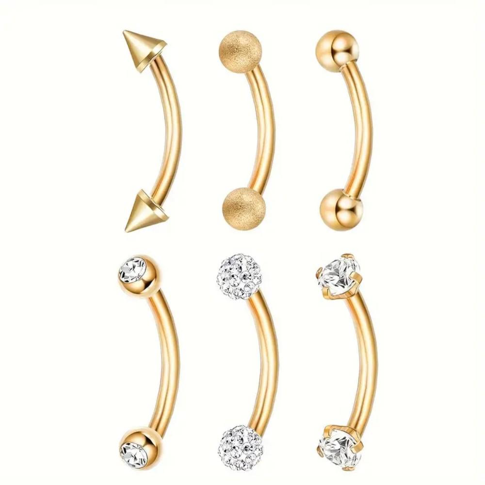 16G Stainless Steel Rook Pierc - مراجعة Rook Curved Barbell وسعره