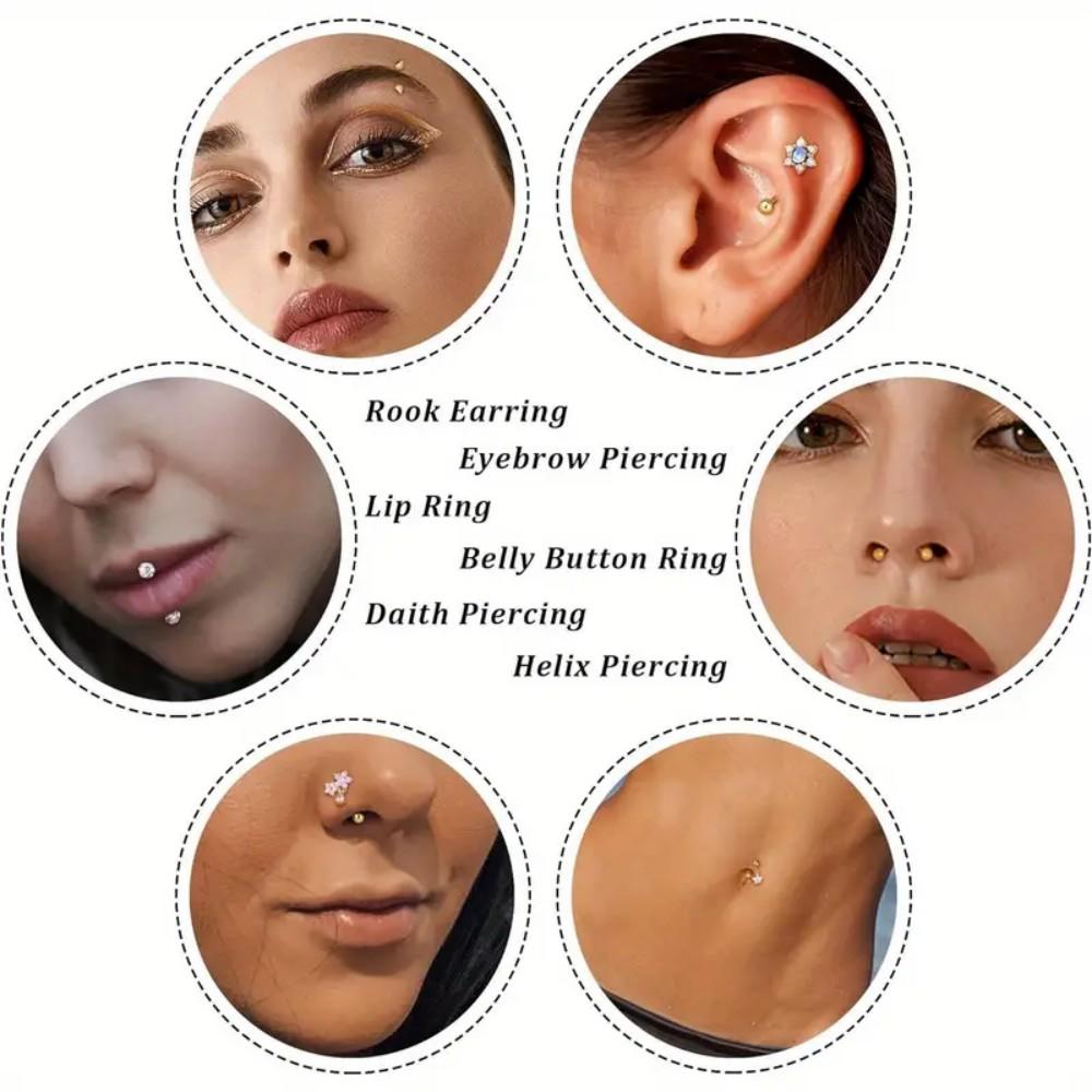 16G Stainless Steel Rook Pierc - مراجعة Rook Curved Barbell وسعره