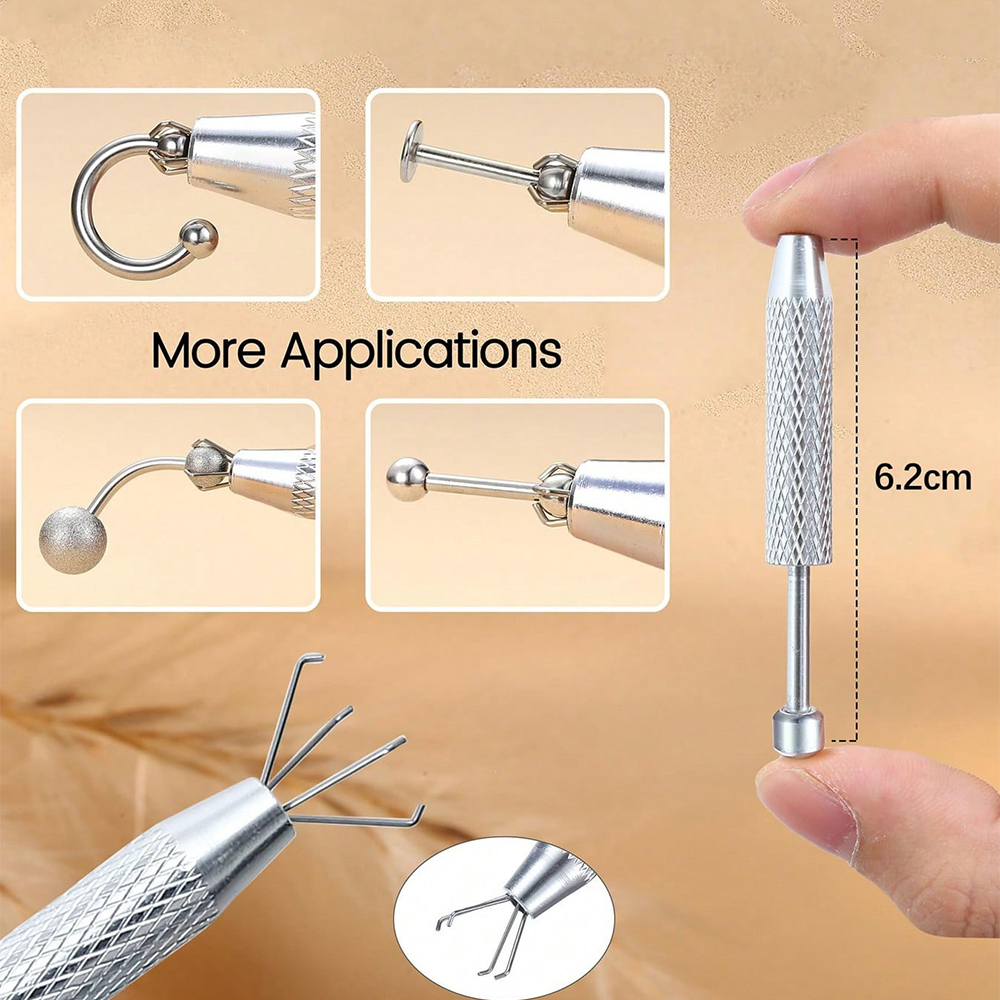 Stainless Steel Piercing Ball  - مراجعة Body Jewelry Removal Tool وسعره