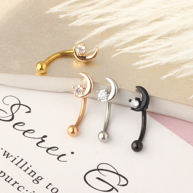 16G Stainless Steel Rook Daith - مراجعة Rook Curved Barbell وسعره