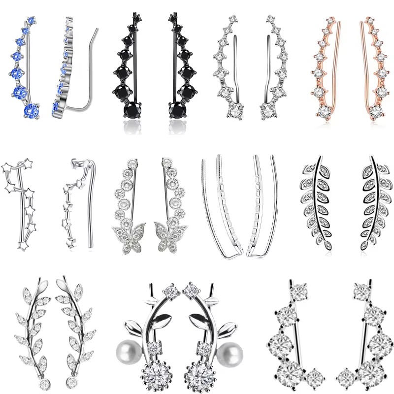 2pcs High Quality 7 Crystals E - مراجعة Body Jewelry Quality وسعره