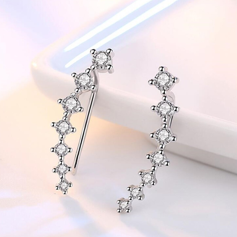 2pcs High Quality 7 Crystals E - مراجعة Body Jewelry Quality وسعره