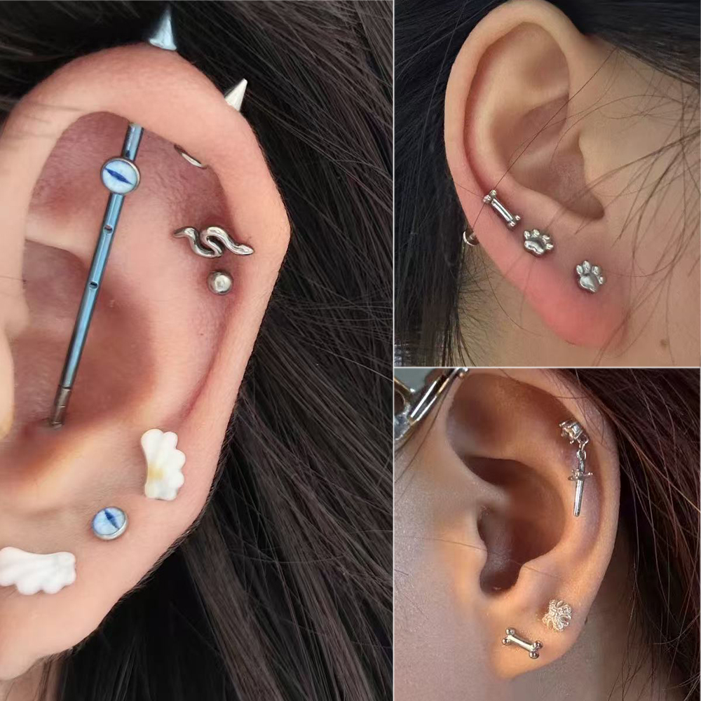 2/1Pcs G23 Solid Titanium Thre - مراجعة Body Jewelry Etc وسعره