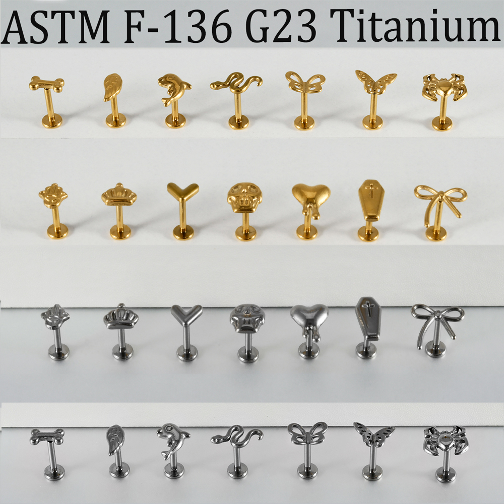 2/1Pcs G23 Solid Titanium Thre - مراجعة Body Jewelry Etc وسعره
