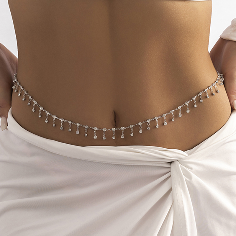New Fashion Punk Rhinestone Ta - مراجعة Body Jewelry Luxury وسعره