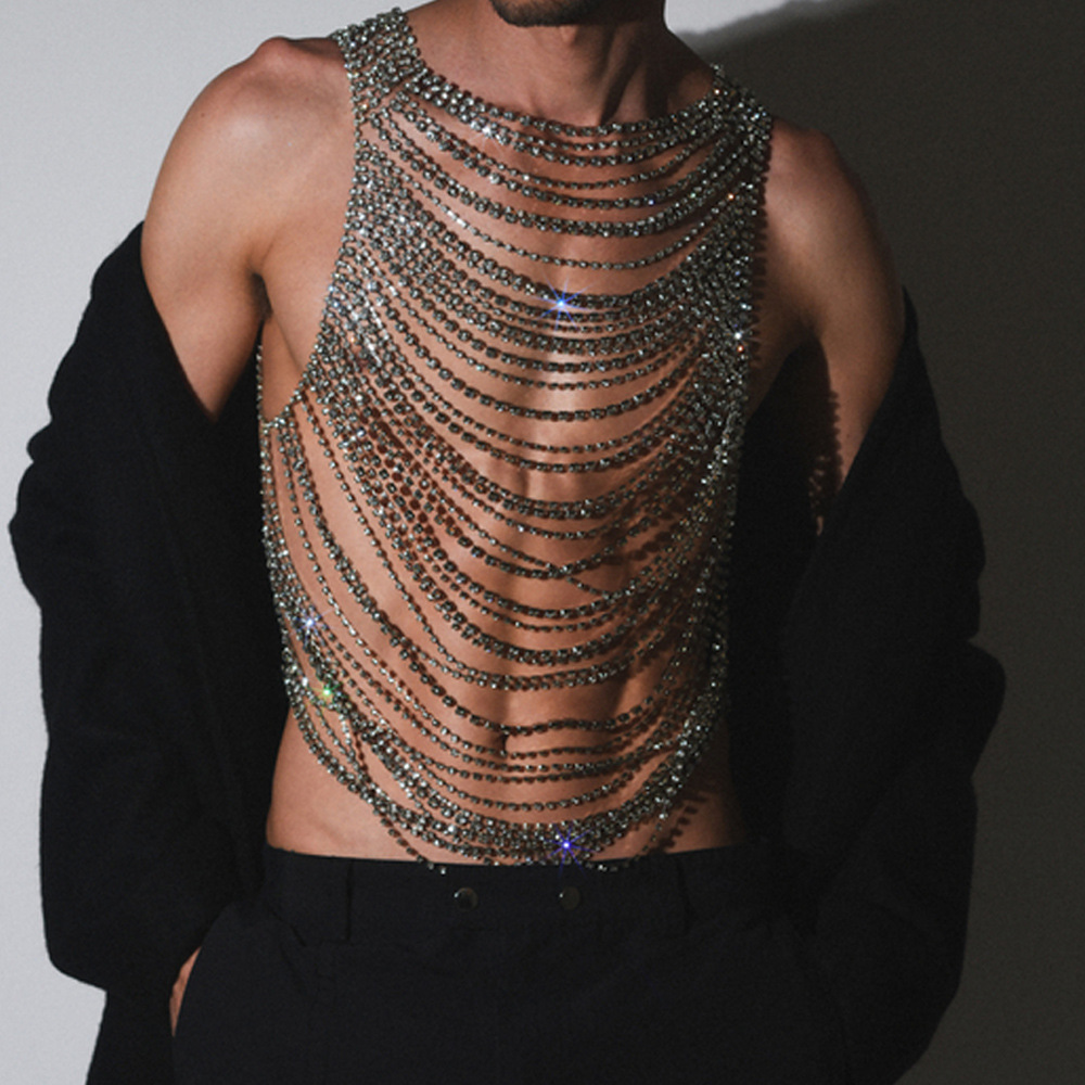 Fashion Luxurious Bling Men Wo - مراجعة Body Jewelry Luxury وسعره